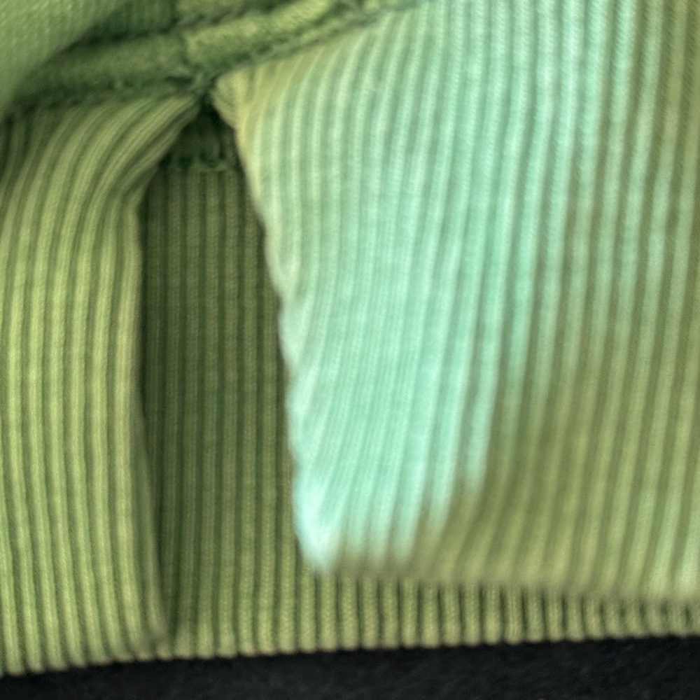 Green &Yellow FREE PEOPLE MOVEMENT Sweatshirt- soft comfy cozy/like NEW💚💛zoom in - Picture 10 of 12